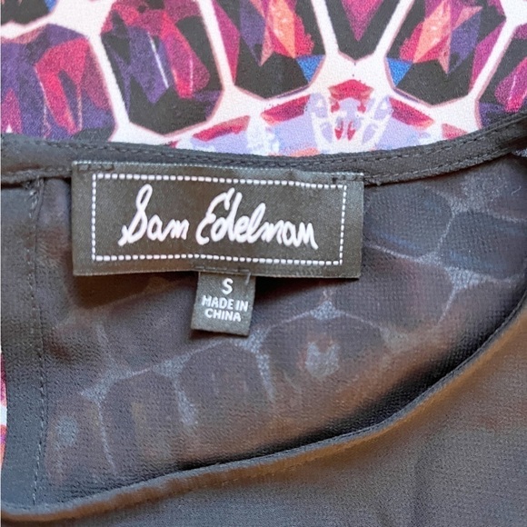 SAM EDELMAN Sleeveless Going Gray Z Dress Size Small in Multi Mosaic Print - Picture 14 of 16